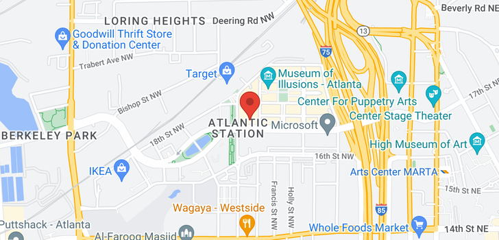 map of 361 17th Street NW Unit 909
